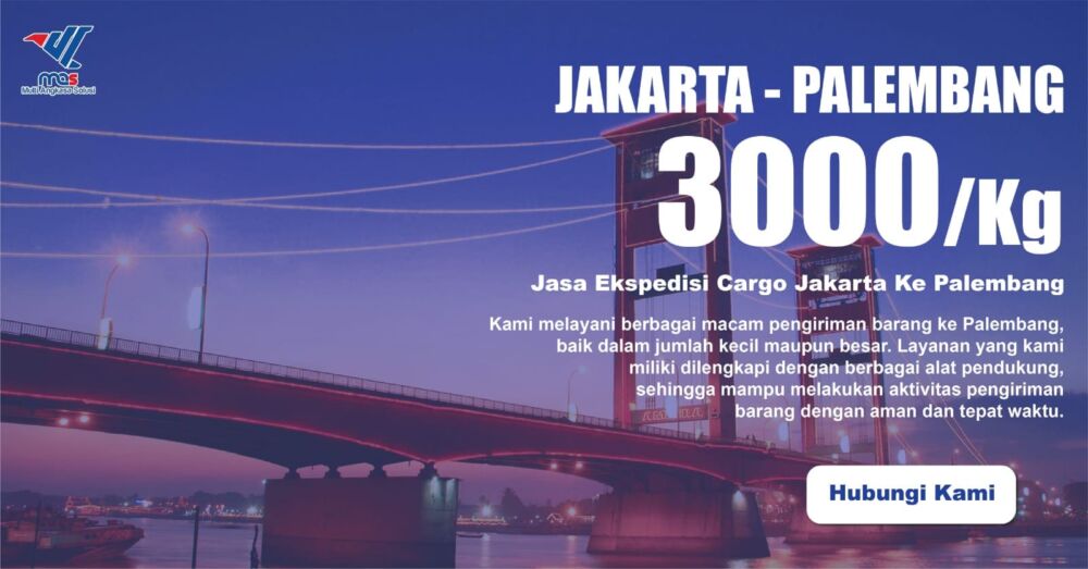  Cargo Jakarta ke Palembnag